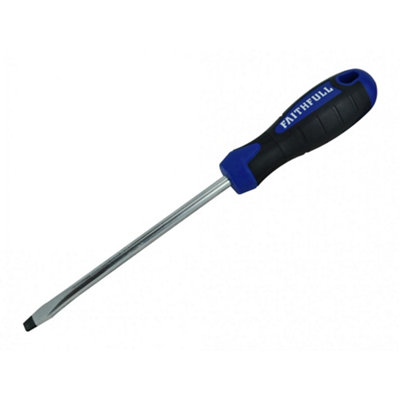 Faithfull Soft Grip Screwdriver, Flared Slotted - Image 3