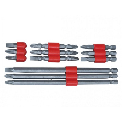 B&Q Bluespot Tools Power Bit Set, 12 Piece Multi Colour (One Size)