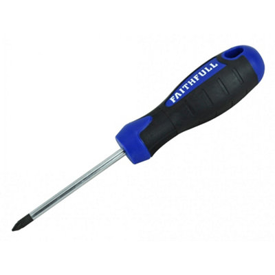 B&Q -  Soft Grip ScrewdriverPozidriv Multi Colour (Pz1 X 75mm)