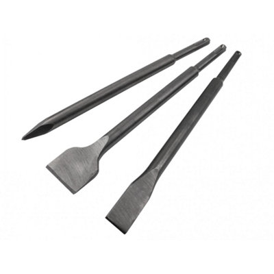Faithfull Sds Plus Chisel Set3 Piece Multi Colour (One Size) from B&Q