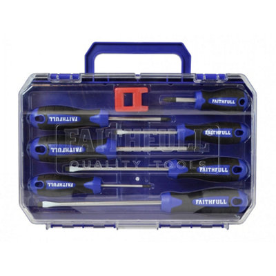 Faithfull Soft Grip Screwdriver Set, 8 Piece - Image 3