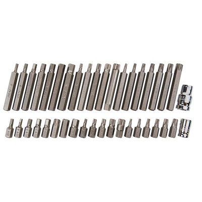 Bluespot Tools Mixed Hex Spline & Torx Bit Set40 Piece Multi Colour (One Size) from B&Q