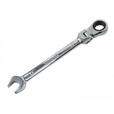 B&Q -  Flex Head Ratchet Combination Spanner Multi Colour (18mm)