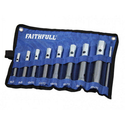 Faithfull Box Spanner Set8 Piece Multi Colour (One Size)