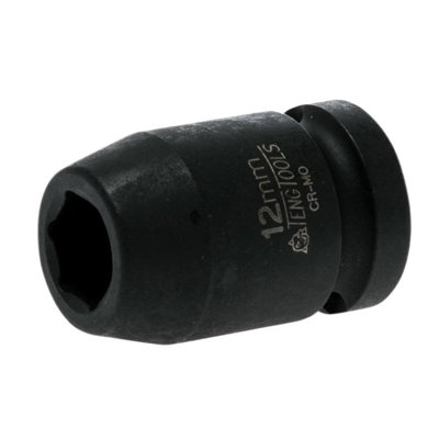  - Teng Hexagon 6-Point Impact Socket Multi Colour (12mm)
