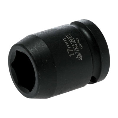  - Teng Hexagon 6-Point Impact Socket Multi Colour (17mm)