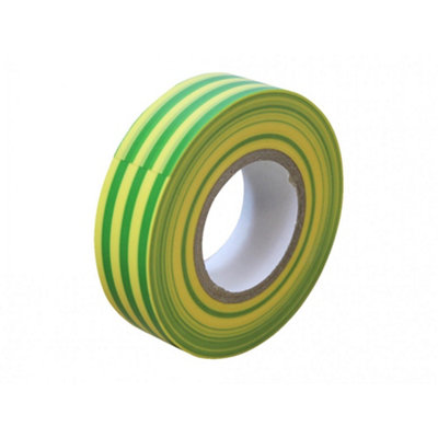 B&Q -  Pvc Electrical Tape Multi Colour (Green / Yellow)