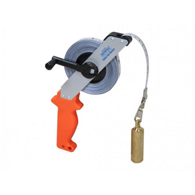 Faithfull Dipping Tape Measure With Weight 30M/100Ft Multi Colour (One Size) from B&Q