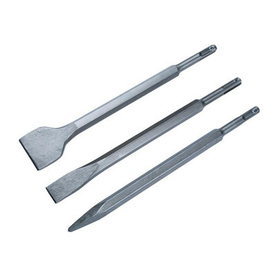 Bluespot Tools Sds Plus Chisel Set3 Piece Multi Colour (One Size) from B&Q