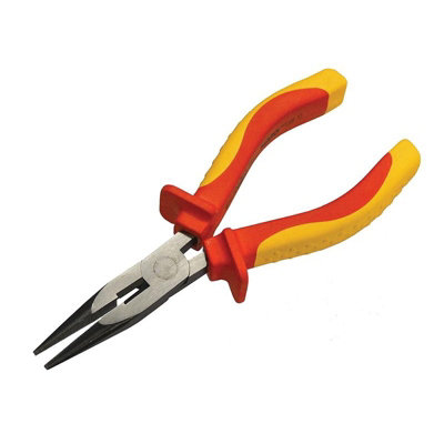Faithfull Vde Long Nose Pliers Multi Colour (150mm (6In)) from B&Q