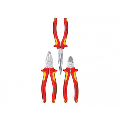 Knipex 00 20 12 Elektro Vde Pliers Set3 Piece Multi Colour (One Size) from B&Q