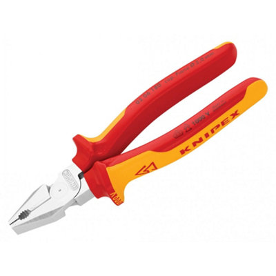 Knipex Vde High Leverage Combination Pliers B - Multi Colour - Image 3