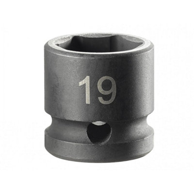 Facom 6-Point Stubby Impact Socket Multi Colour (19mm) from B&Q