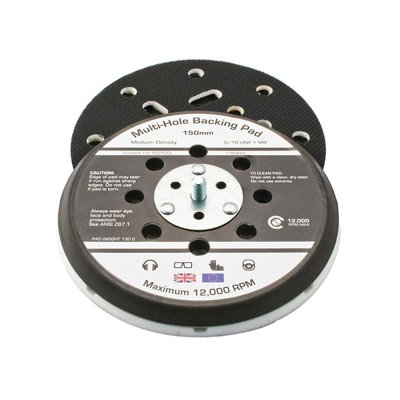 Flexipads World Class Flexipads World Cl Dual Action Sander Pad 150Mm Grip Multi 5/16 Unf +M8 Multi Colour (One ) Size 5