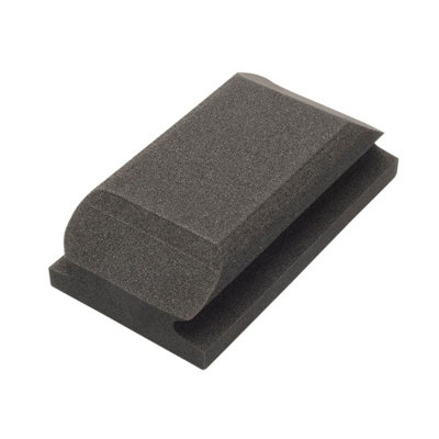 Flexipads World Class Flexipads World Cl Hand Sanding Block Shaped Black 70 X 125mm Multi Colour (70 X 125mm)