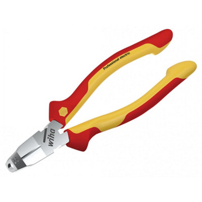 Wiha Professional Electric Installation Tricut Pliers 170mm Multi Colour (One Size) from B&Q