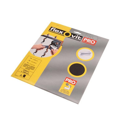 Flexovit Emery Cloth Sanding Sheets 230 X 280mm Multi Colour (230 X 280mm) from B&Q