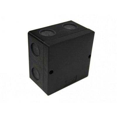 Dencon Ip66 Junction Box Multi Colour (Black100 X 100mm) from B&Q