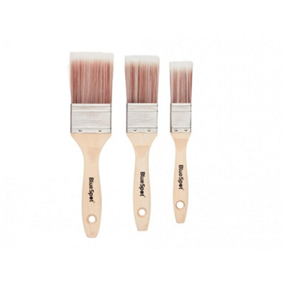 Bluespot Tools Synthetic Paint Brush Set3 Piece Multi Colour (One Size) from B&Q