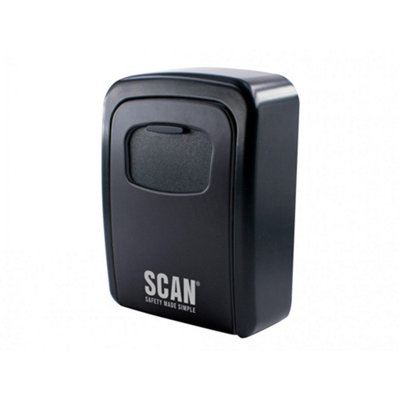 Scan 4 Dial Combination Key Safe Multi Colour (One Size) from B&Q