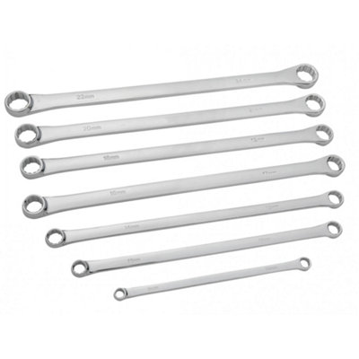 Bluespot Tools Extra Long Ring Spanner Set, 7 Piece - Multi Colour - Image 3