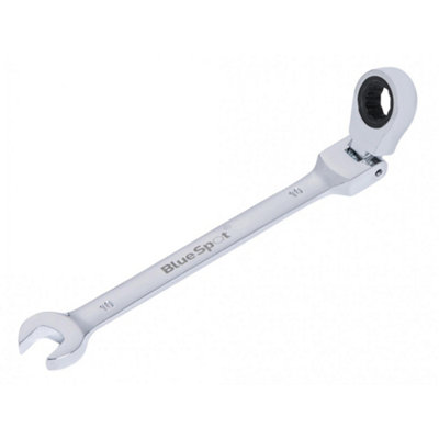B&Q -  Flexible Head Ratchet Spanner Multi Colour (10mm)