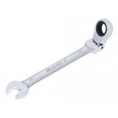 Bluespot Tools Flexible Head Ratchet Spanner Multi Colour (14Mm)