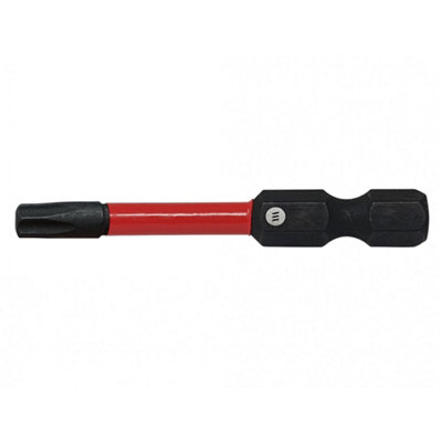 Forgefix Forgefast Impact BitsTorx Compatible Black Phosphate (Tx15 X 25mm) from B&Q