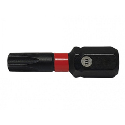Forgefix Forgefast Impact BitsTorx Compatible Black Phosphate (Tx40 X 25mm) from B&Q