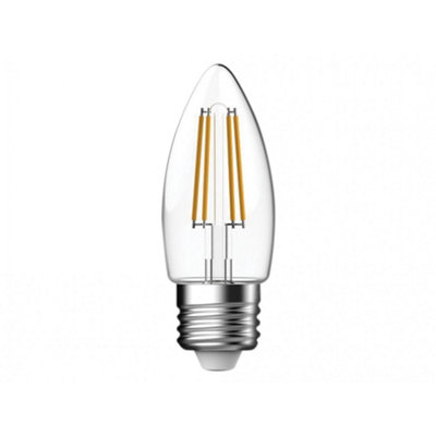 Energizer Led Candle Filament Non-Dimmable Bulb Multi Colour (Es (E27) 470 Lumen 4W)