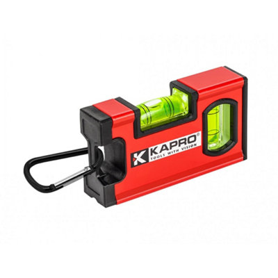 Kapro 771 Twin Mini Level With Carabiner 10Cm Multi Colour (10Cm) from B&Q