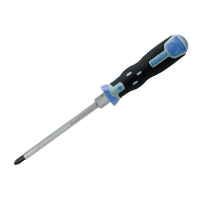 Bahco Tekno+ Pozi Through Shank Screwdriver Multi Colour (Pz2 X 125mm) from B&Q