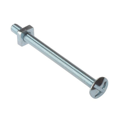  - Forgefix Roofing Bolts & Square NutsZp Multi Colour (M6 X 100)
