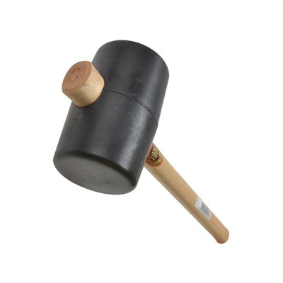 B&Q -  Rubber Mallet Multi Colour (1200G Black)