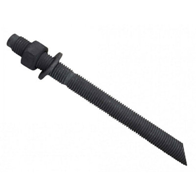 Masonmate Hot Dipped Galvanised Stud Galvanised (M16) from B&Q