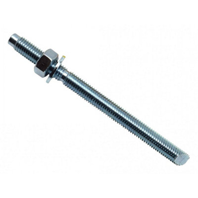 Masonmate Zinc Plated Stud Zinc Plated (M12) from B&Q