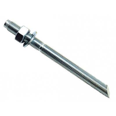 Masonmate Zinc Plated Stud Zinc Plated (M16) from B&Q
