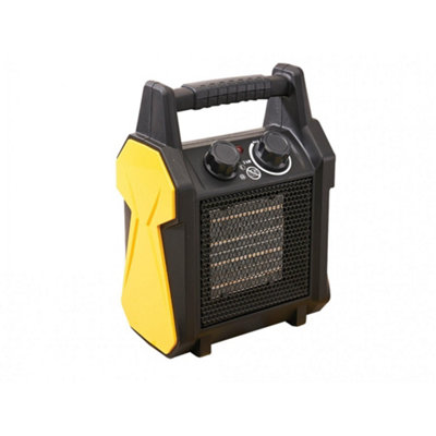 Faithfull Power Plus Ceramic Fan Heater 2Kw 240V (Uk Plug) Multi Colour (One Size) from B&Q