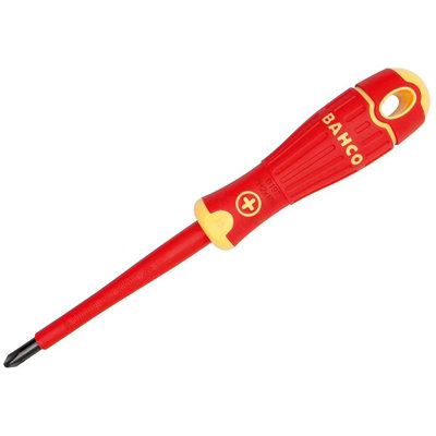 B&Q -  Bahcofit Insulated Screwdrivers Phillips Tip Multi Colour (Ph1 X 80mm)