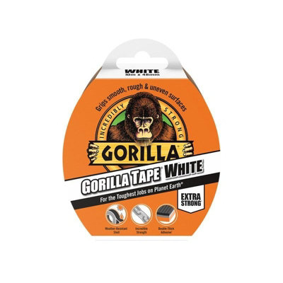 Gorilla Glue Gorilla Tape White Multi Colour (48mm X 10M) from B&Q
