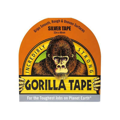 B&Q -  Gorilla Tape Silver Multi Colour (48mm X 32M)