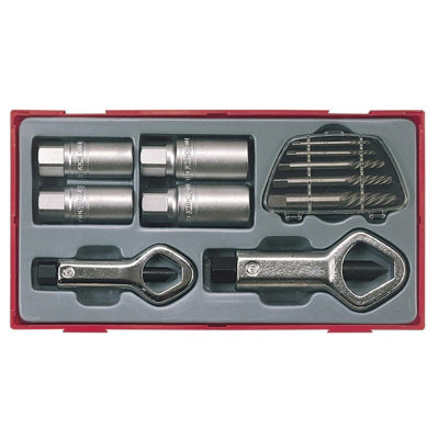 Teng Ttsn11 Stud & Nut Remover Set11 Piece Multi Colour (One Size) from B&Q