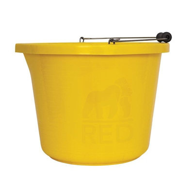 Red Gorilla Premium Bucket Multi Colour (Yellow) from B&Q