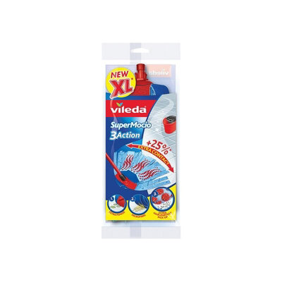 B&Q -  Supermocio 3Action Xl Mop Multi Colour (Supermocio 3Action Xl Refill)