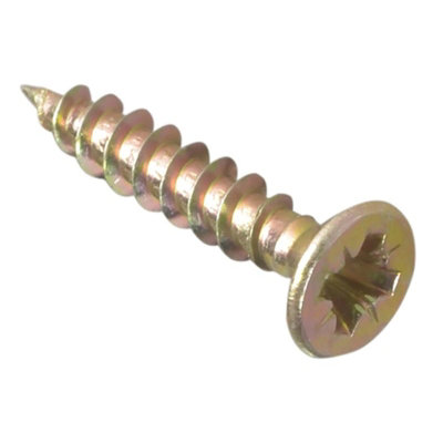 Forgefix Multi-Purpose ScrewsPoziCskZyp Multi Colour (3.0 X 20mm) from B&Q