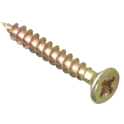 Forgefix Multi-Purpose ScrewsPoziCskZyp Multi Colour (4.0 X 30mm) from B&Q