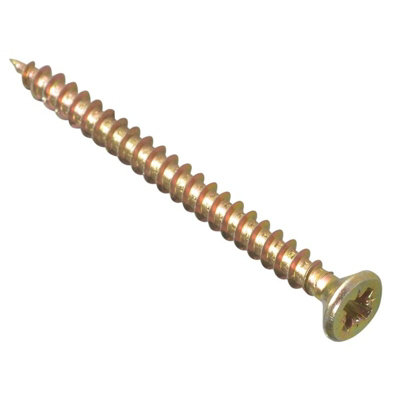 Forgefix Multi-Purpose ScrewsPoziCskZyp Multi Colour (4.0 X 50mm) from B&Q
