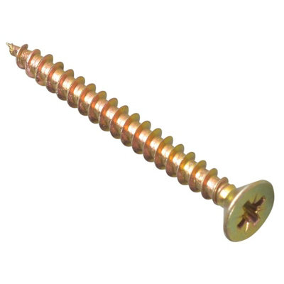  - Forgefix Multi-Purpose ScrewsPoziCskZyp Multi Colour (6.0 X 50mm)
