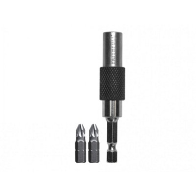 Faithfull 15 Flexi Bit Holder 75mm & Pz2(X2) Bits Multi Colour (One Size) from B&Q
