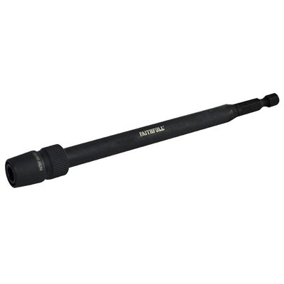Faithfull Impact Rated Universal Bit Holder Multi Colour (150mm) from B&Q